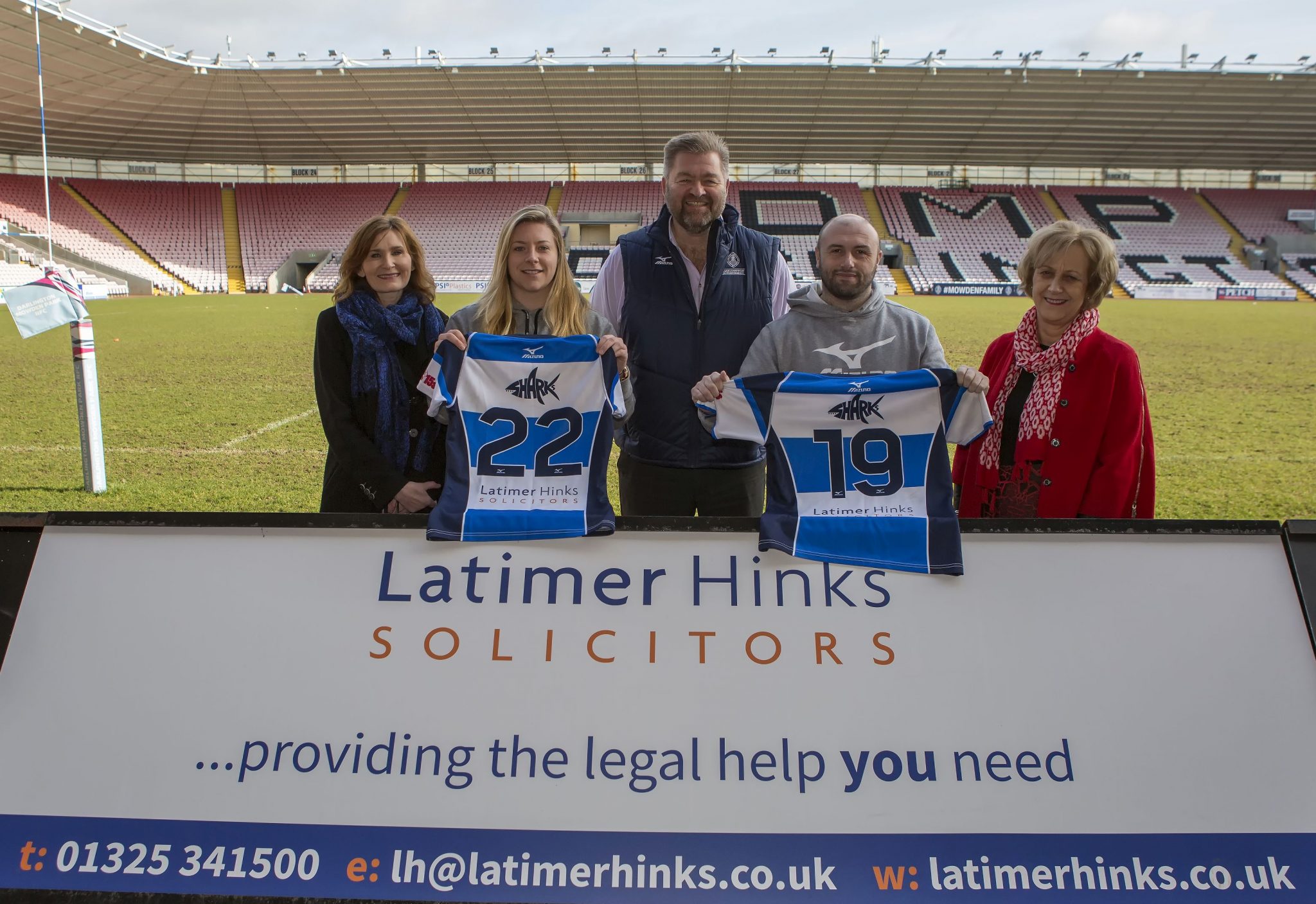 Latimer Hinks ‘scrums down’ with Mowden Park Sharks