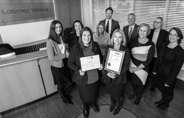 Solicitors STEP it up to make a perfect 10 for Latimer Hinks
